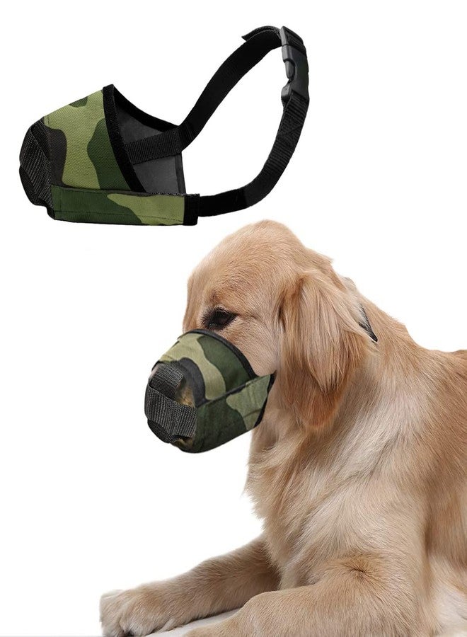 Western Era Camouflage Printed Dog Mouth Muzzle Suffocation Free & Comfortable Padded for All Dogs & Puppies (Medium) - Image 1